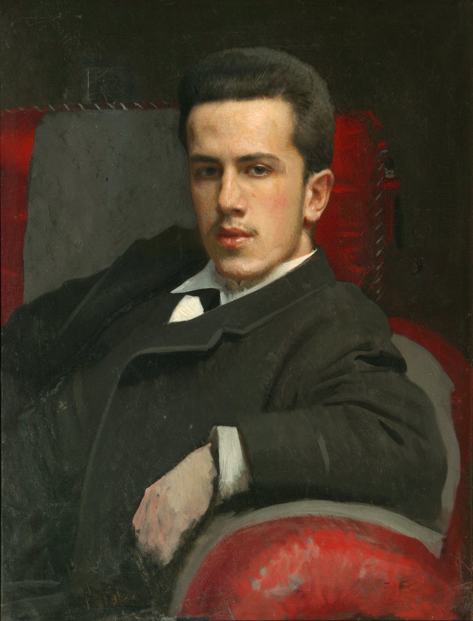 Portret Anatolija Kramskoya, syna artystów, 1882 r. autorstwa Ivan Nikolaevich Kramskoy