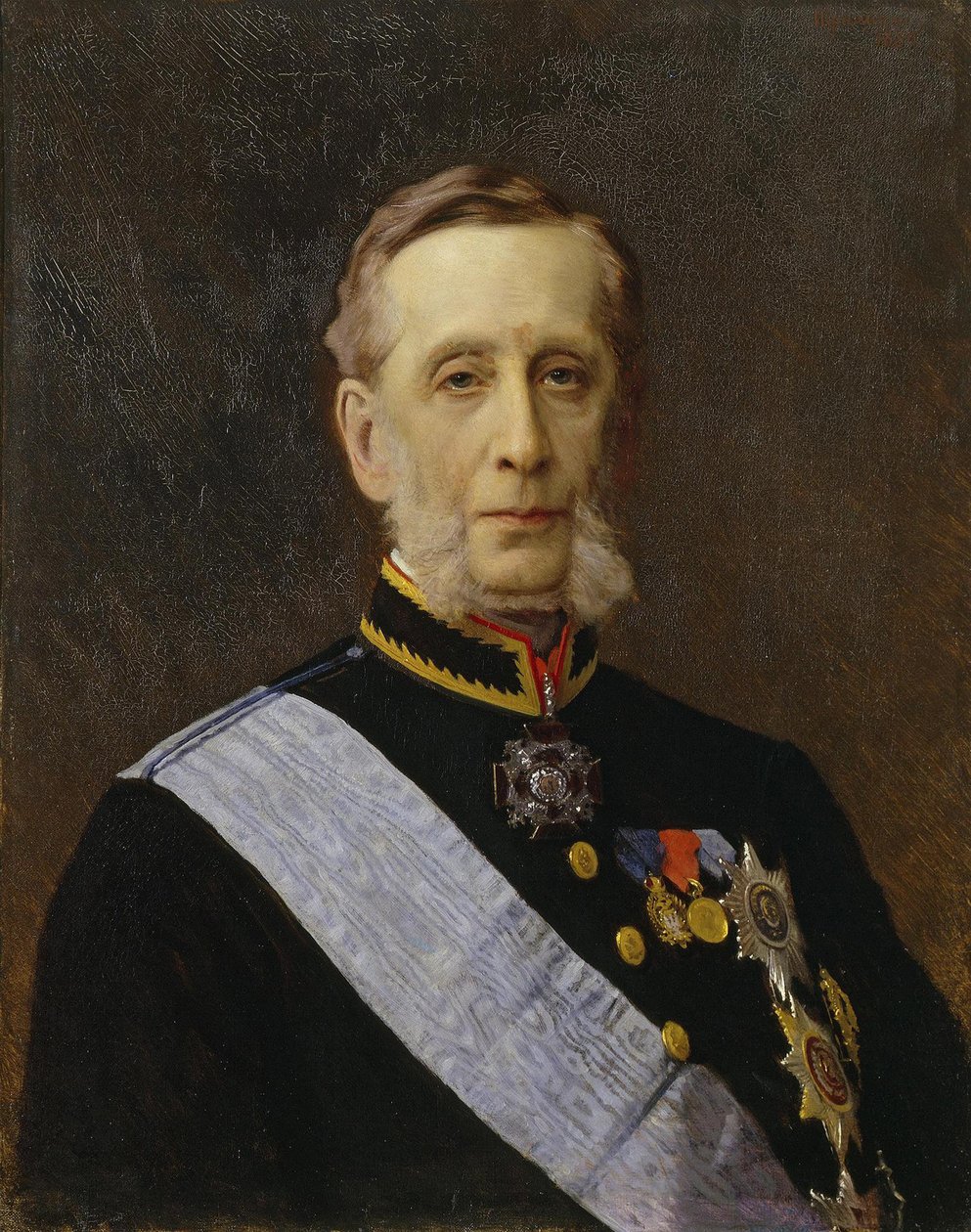 Portret hrabiego Piotra Aleksandrowicza Wałujewa 1815-1890, 1880 autorstwa Ivan Nikolaevich Kramskoy