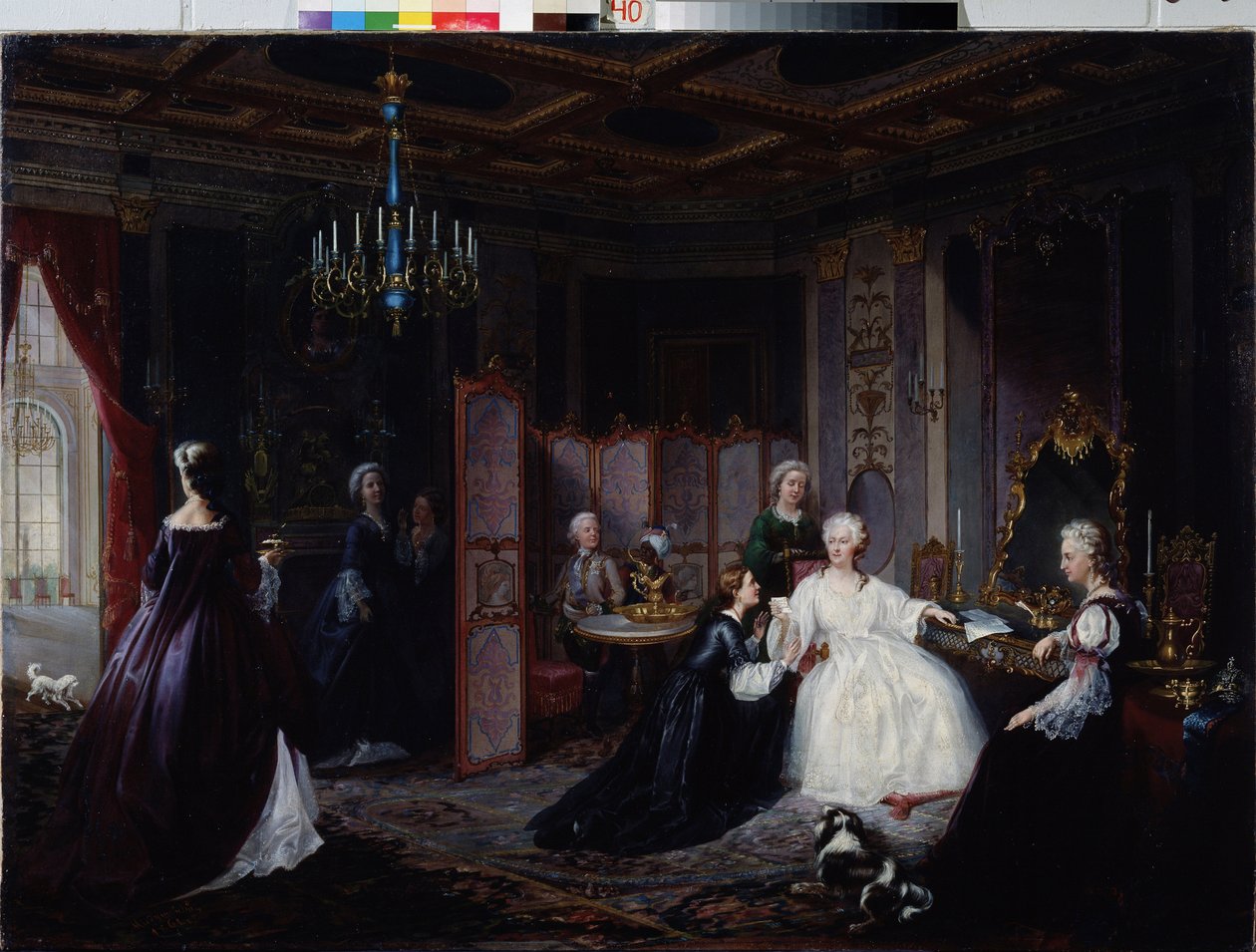 Cesarzowa Katarzyna Wielka (Katarzyna II Romanow autorstwa Ivan Osipovich Miodushevsky