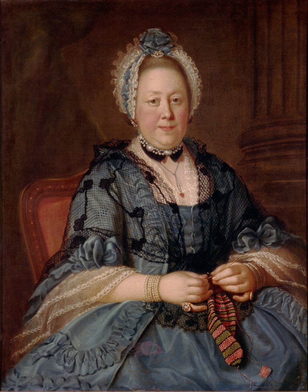 Portret hrabiny Tołstayi, z domu Lopukhina, 1768 autorstwa Ivan Petrovich Argunov