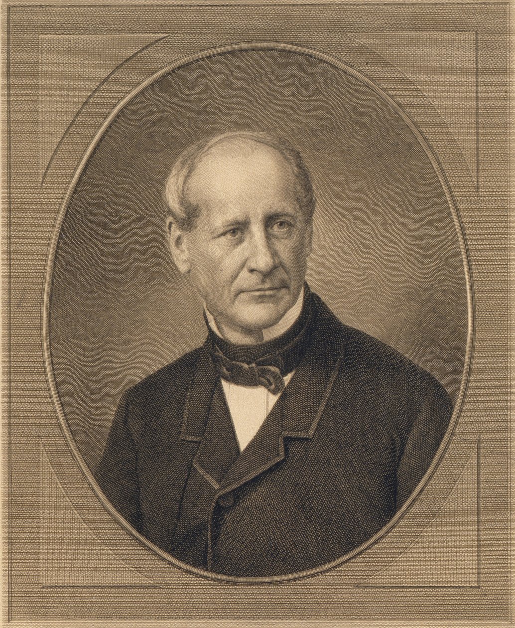 Portret hrabiego Modesta Andriejewicza von Korff 1800-1876, 1876 autorstwa Ivan Petrovich Pozhalostin