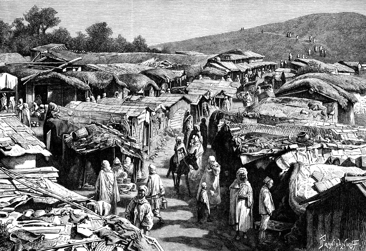 Dzielnica Beni-Ramasses, Konstantyn, Algieria, 1895. autorstwa Ivan Pranishnikoff