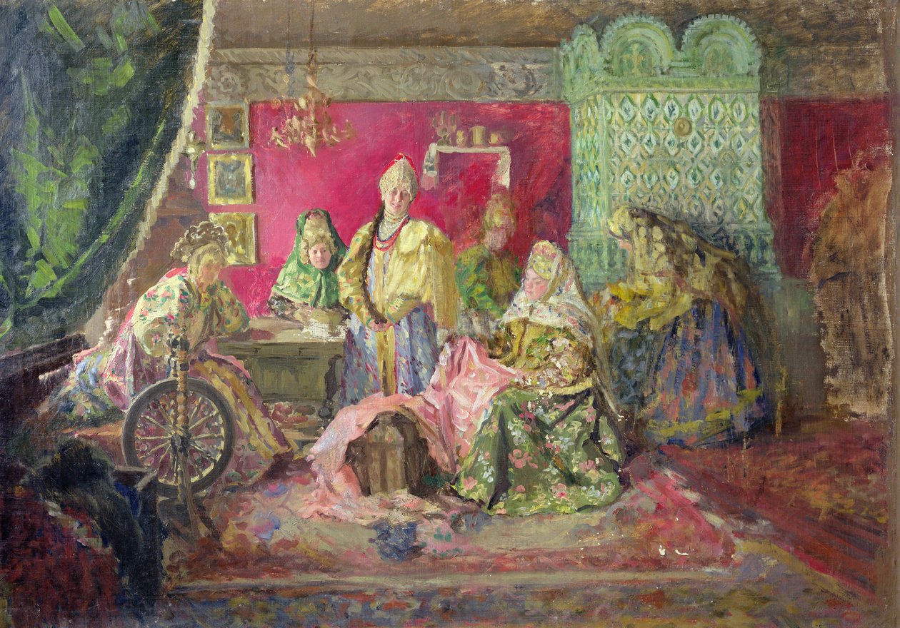 W domu bojara autorstwa Ivan Semyonovich Kulikov