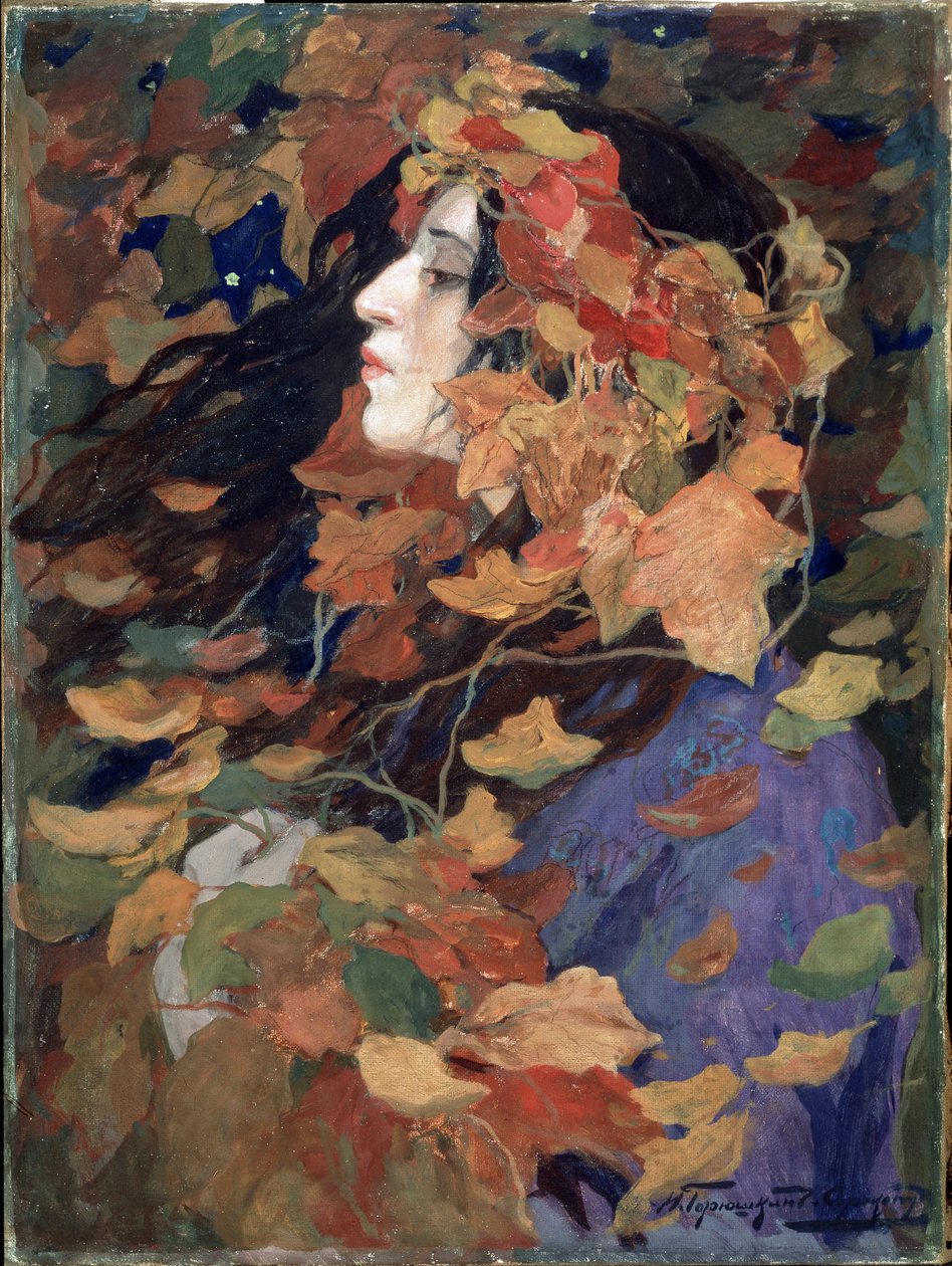 Portret Vissinskiej autorstwa Ivan Silych Goriuschkin-Sorokopudov