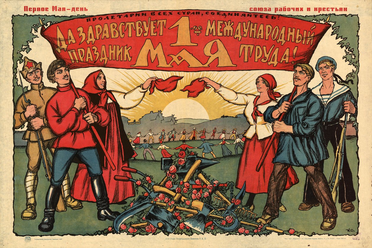 Niech żyje 1 maja 1923 roku. autorstwa Ivan Vasilievich Simakov