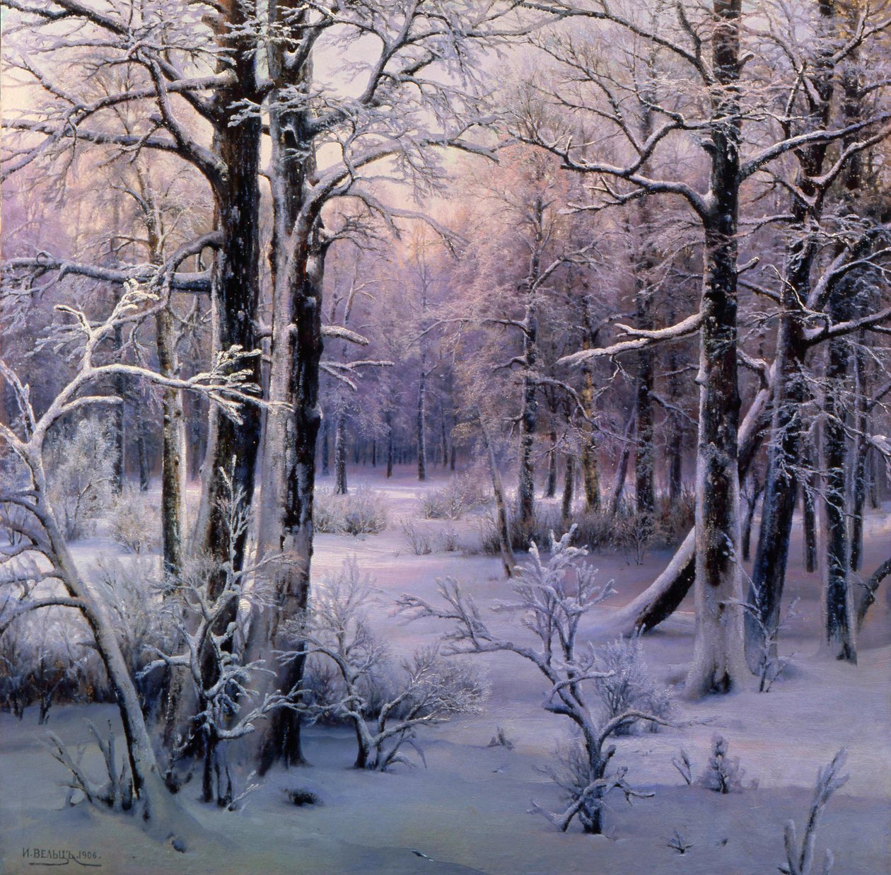 „Szron”, 1906. autorstwa Ivan Velz