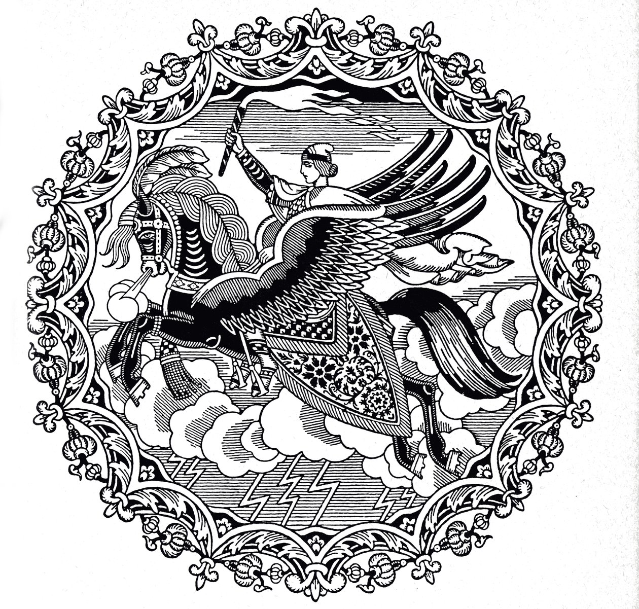 Ilja Muromiec, 1934 autorstwa Ivan Yakovlevich Bilibin