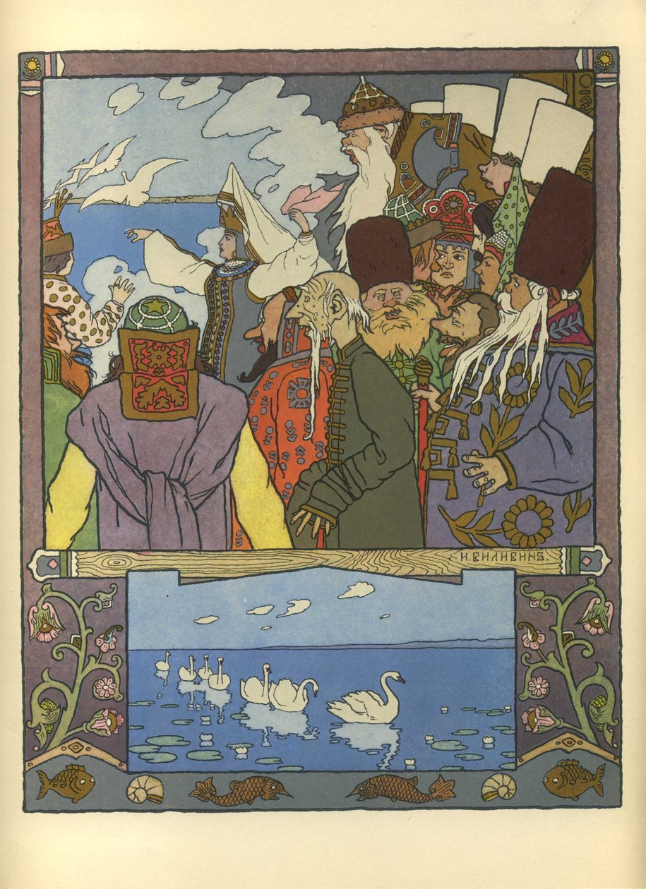 Iwan Carewicz i Żabie Księżniczka, 1901 autorstwa Ivan Yakovlevich Bilibin
