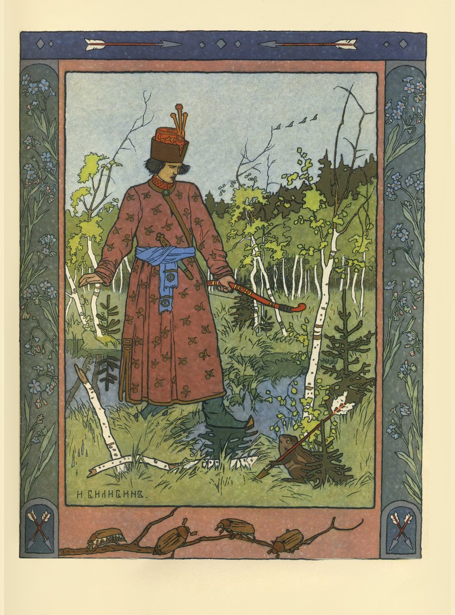 Iwan Carewicz i Żabie Księżniczka, 1901 autorstwa Ivan Yakovlevich Bilibin