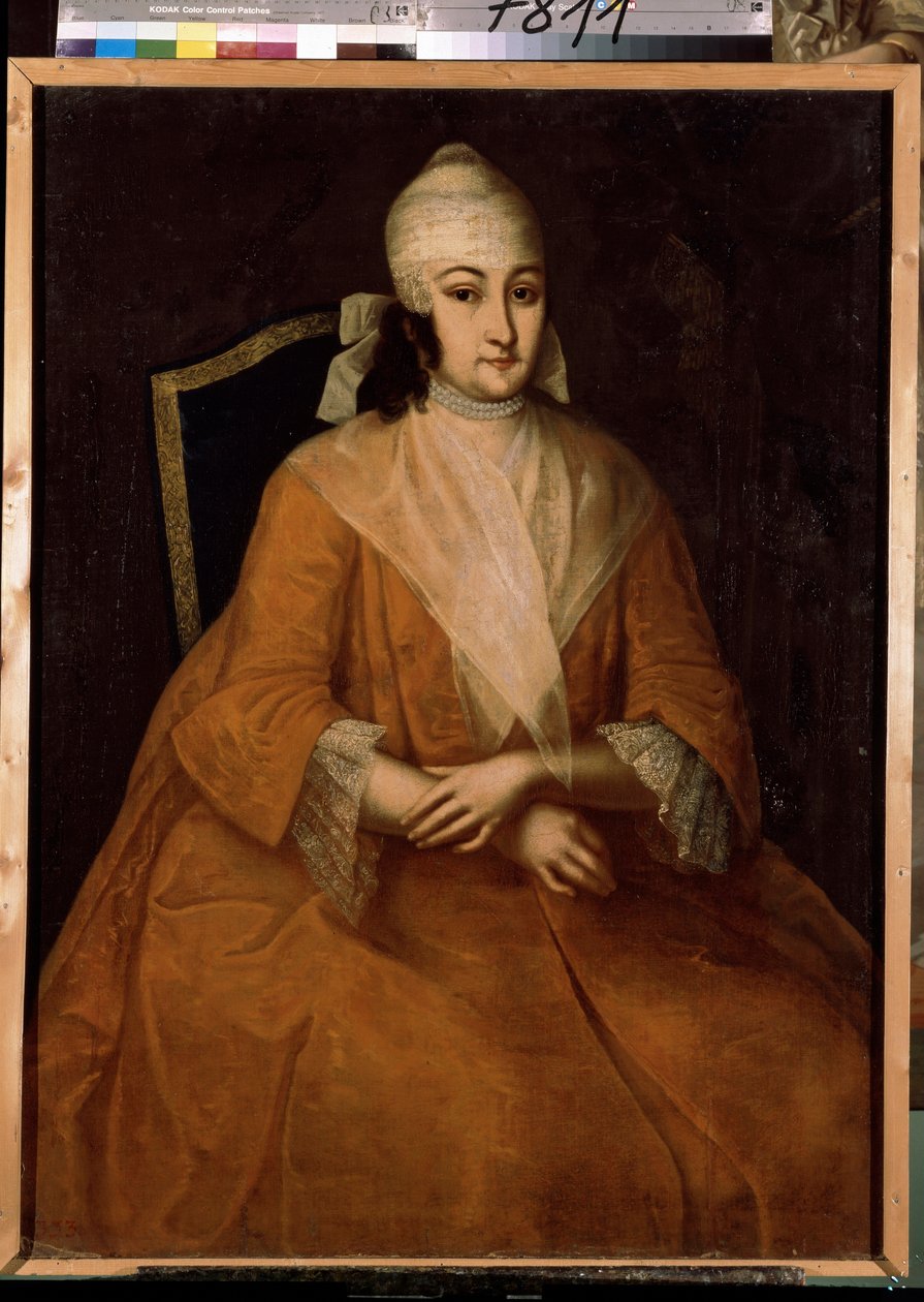 Portret Anny Leopoldovnej (Elisabeth Catherine Christine de Mecklenburg Schwerin autorstwa Ivan Yakovlevich Vishnyakov