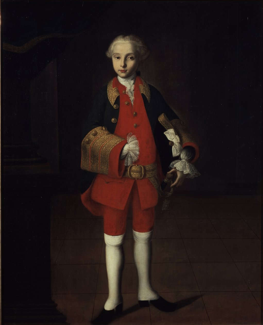 Portret hrabiego Wilhelma Georga von Fermora 1749-1828, ok. 1930 r. 1750 autorstwa Ivan Yakovlevich Vishnyakov