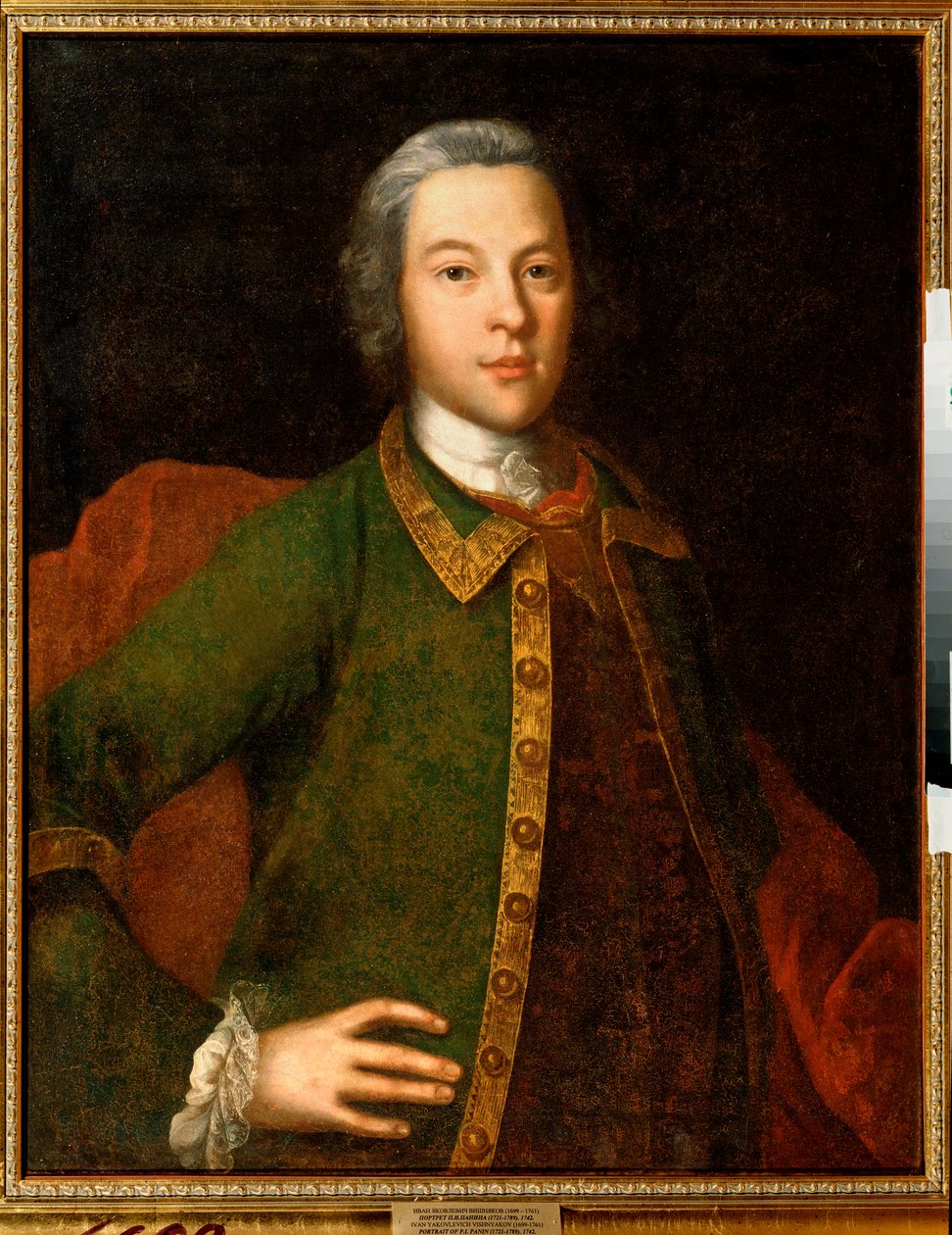 Portret hrabiego P. Panini autorstwa Ivan Yakovlevich Vishnyakov