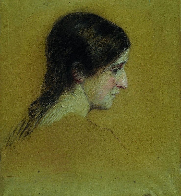 Portret Elisabeth Heberlein autorstwa Ivana Kobilca
