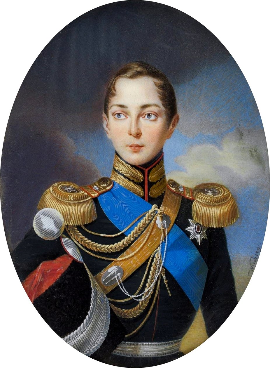 Miniatura cara Rosji Aleksandra Nikołajewicza. autorstwa Iwan Winberg