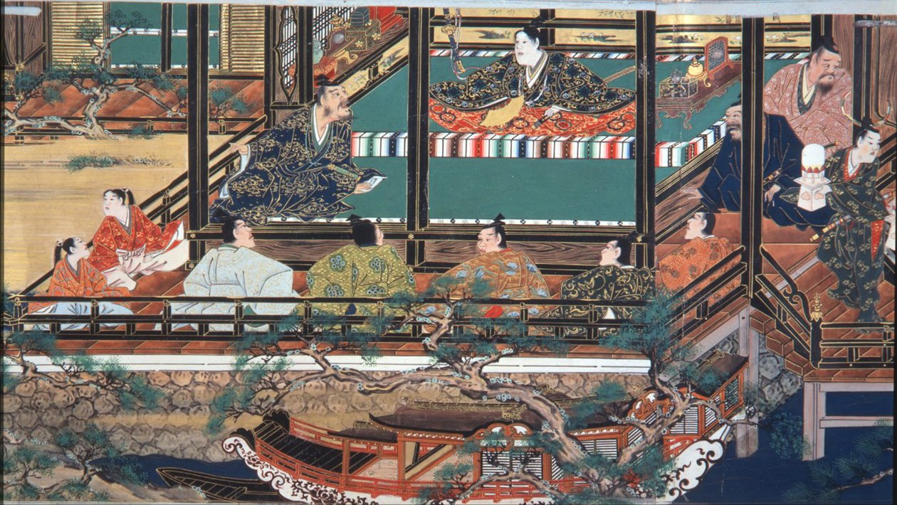 Tete f Yamanaka Joban Cz. 11 autorstwa Iwasa Matabei Katsumochi
