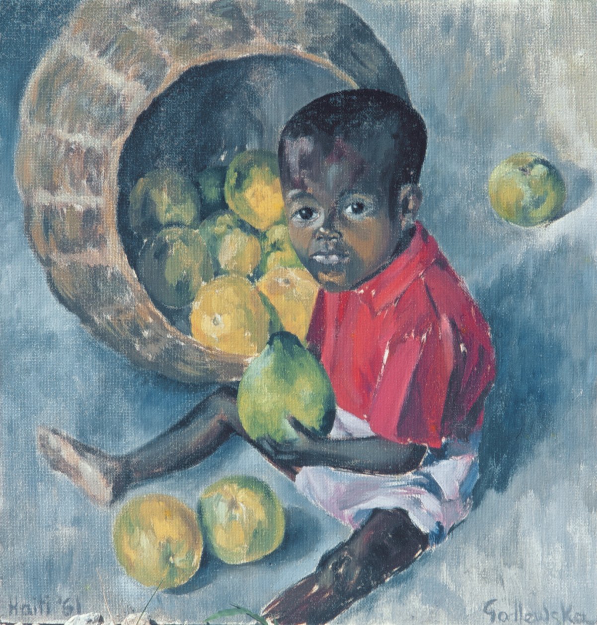 Fito, bliźniak Abla, Haiti, 1961 autorstwa Izabella Godlewska de Aranda