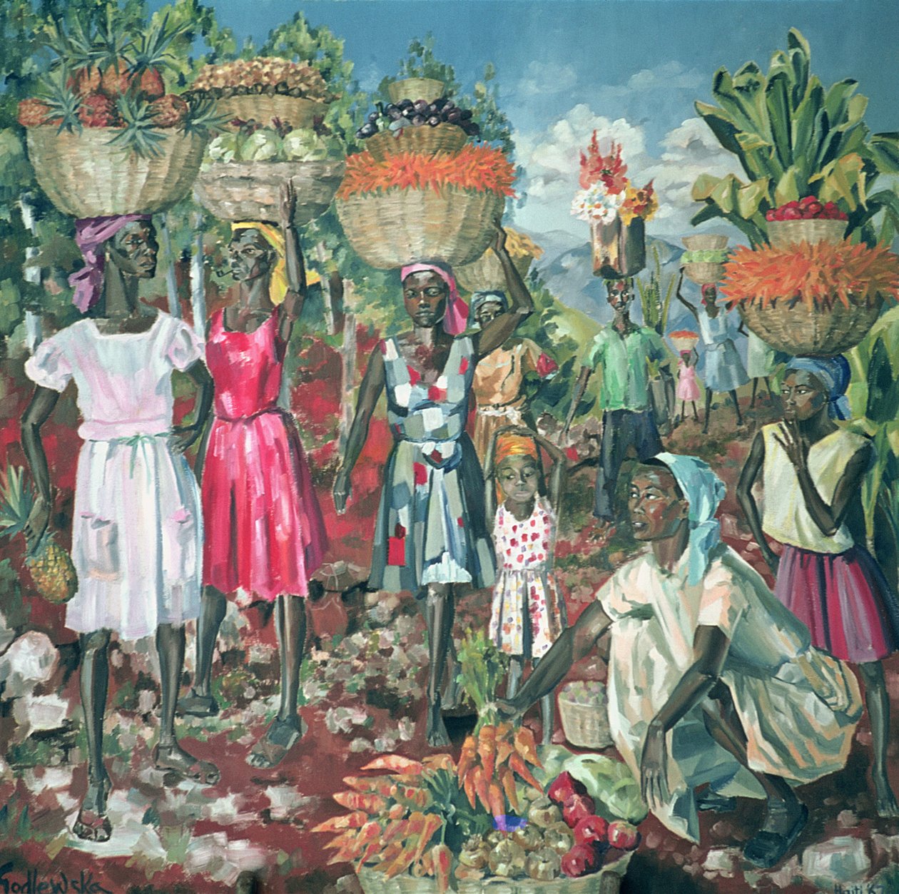 Kupcy, 1961 autorstwa Izabella Godlewska de Aranda