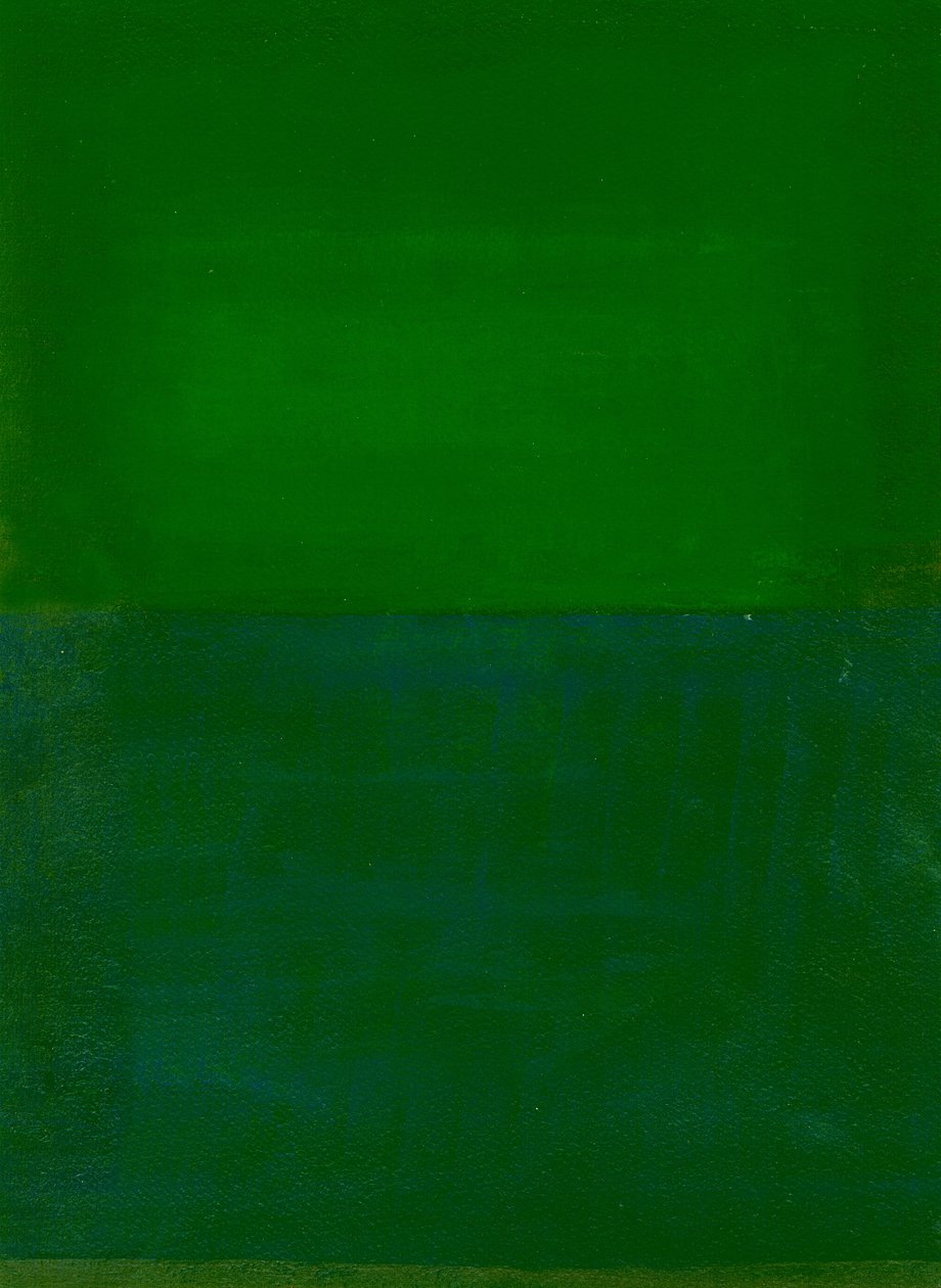 Przestrzeń, czas, ruch, zielony, 2010 autorstwa Izabella Godlewska de Aranda
