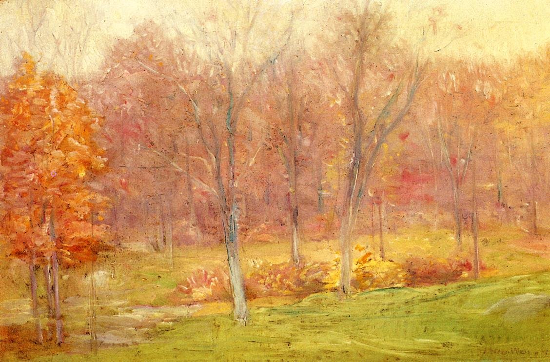 Jesienny deszcz autorstwa J. Alden Weir