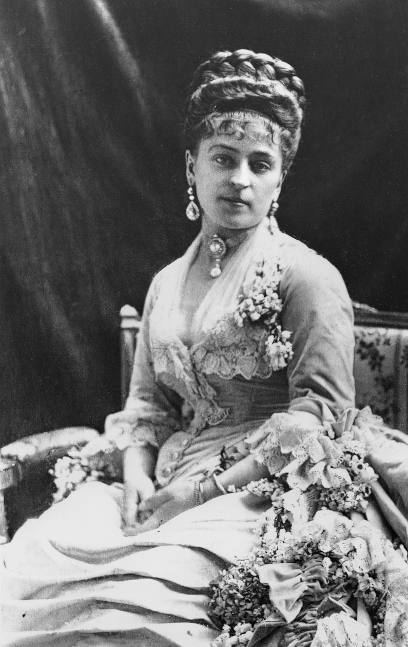 Portret Blanche Adeline Pierson autorstwa J. E. Tourtin