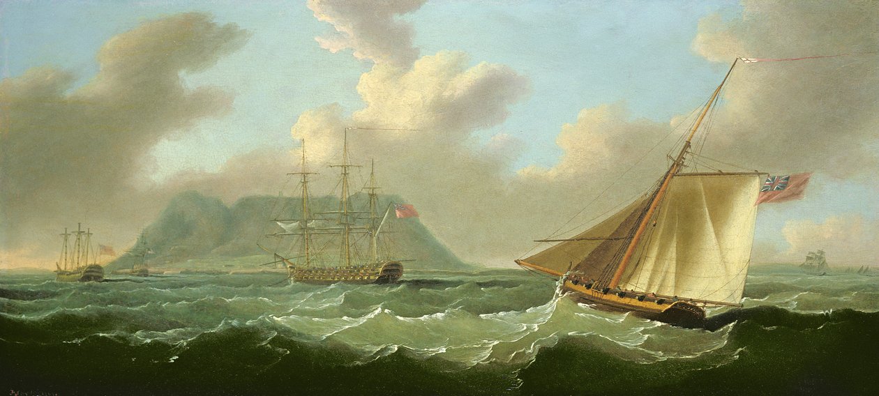 Wysyłka z Kapsztadu, 1806 autorstwa J. Francis Sartorius