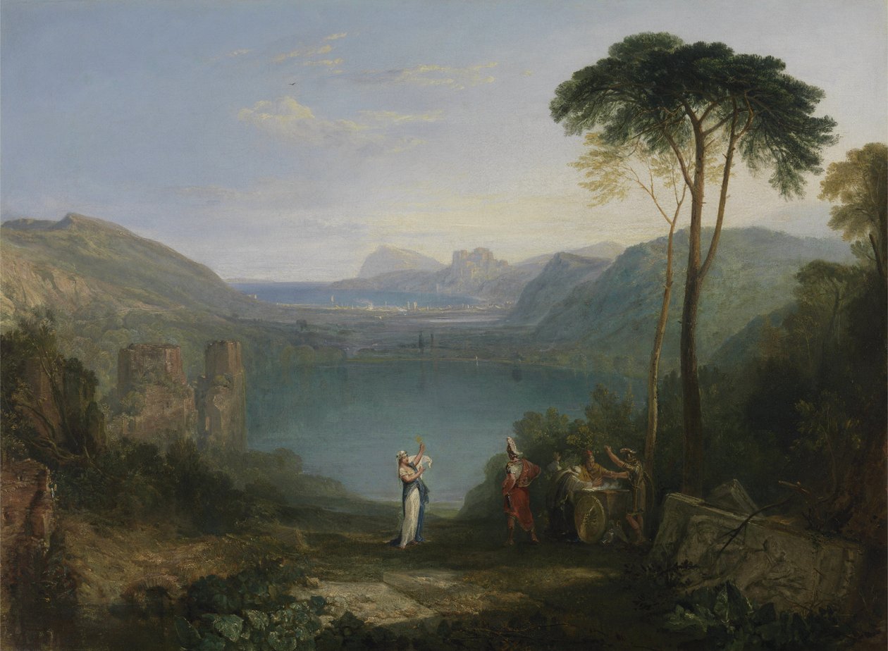 Eneasz i Sybila kumejska autorstwa Joseph Mallord William Turner