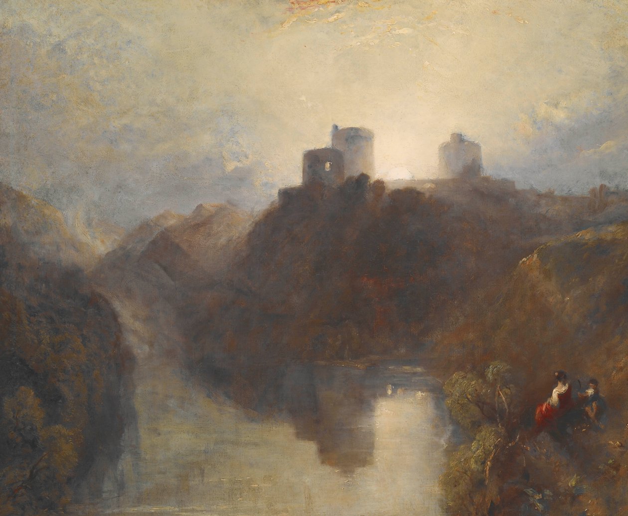 Zamek Kilgarren autorstwa Joseph Mallord William Turner