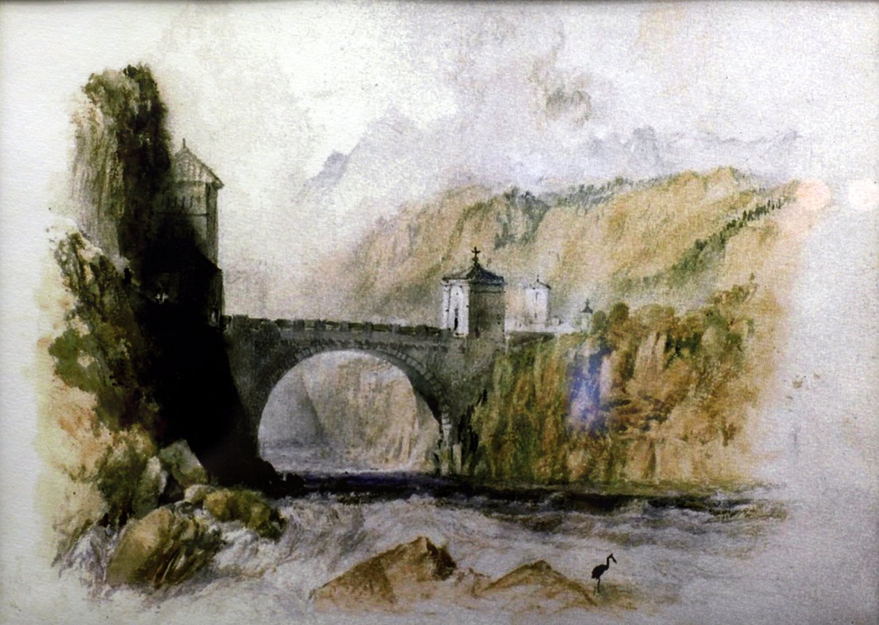Most Saint-Maurice autorstwa Joseph Mallord William Turner
