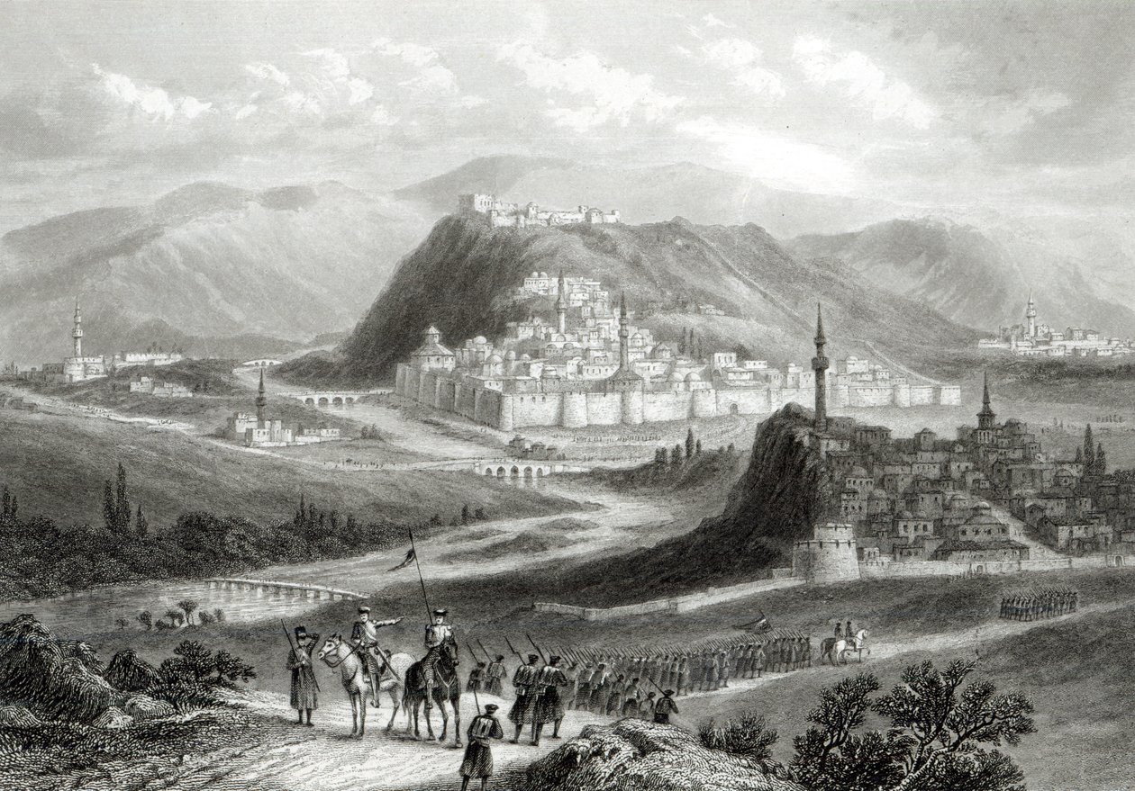 Kars, rytowany przez J. Godfreya, ok. 1860 autorstwa John Ramage
