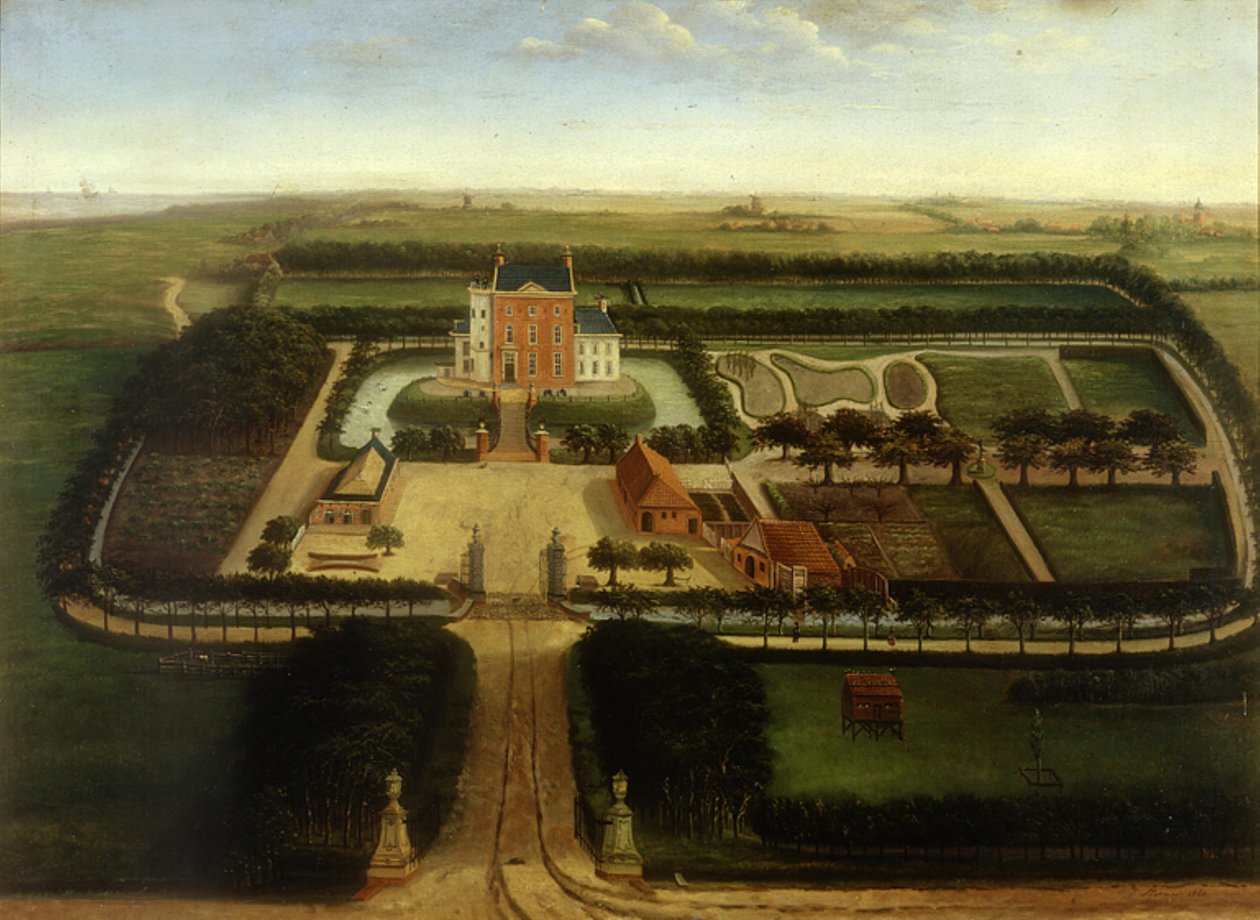 Dom Borg Dijkster w Pieterburen autorstwa J. Stormer