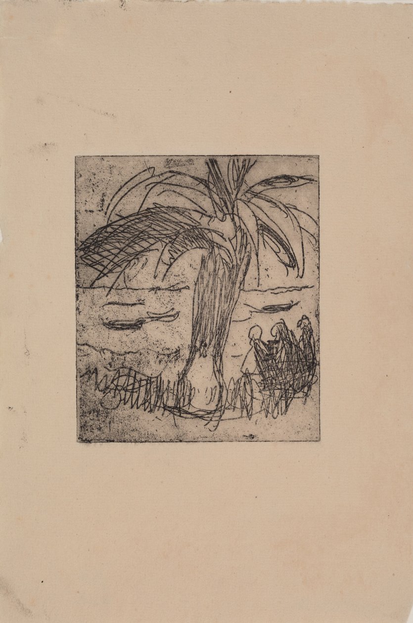 Palma nad morzem autorstwa J.A. Jerichau