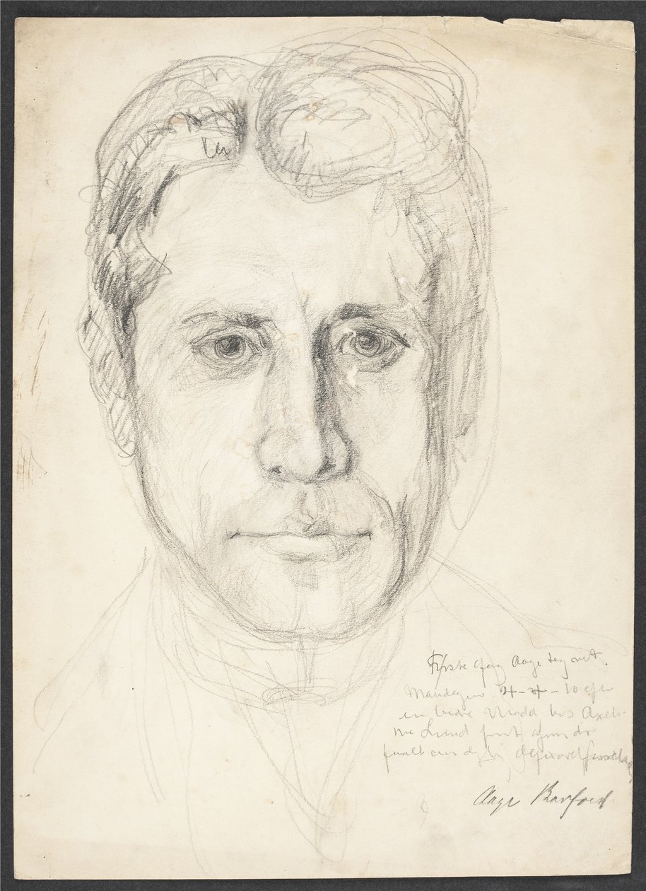 Portret wieku Barfoed autorstwa J.A. Jerichau