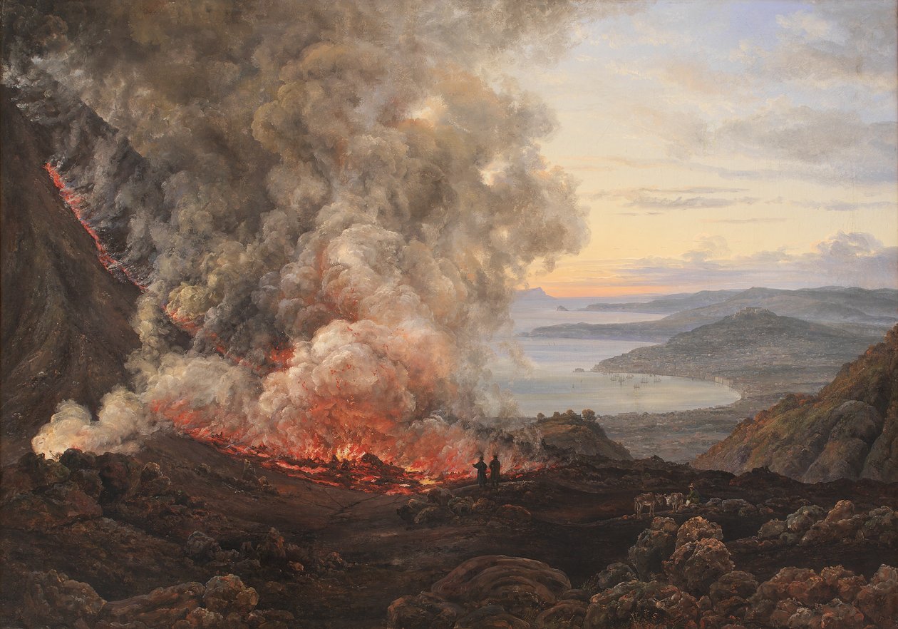Erupcja wulkanu Wezuwiusz autorstwa Johan Christian Dahl