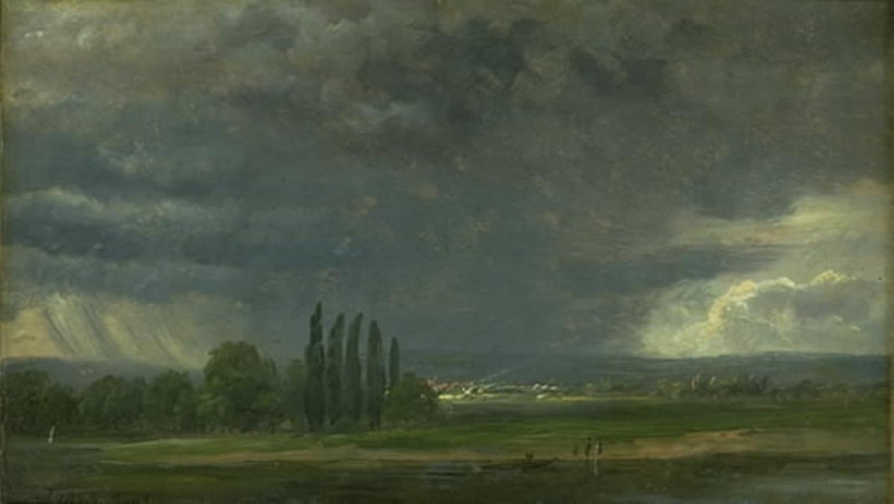 Dolina Łaby w pobliżu Drezna autorstwa Johan Christian Dahl