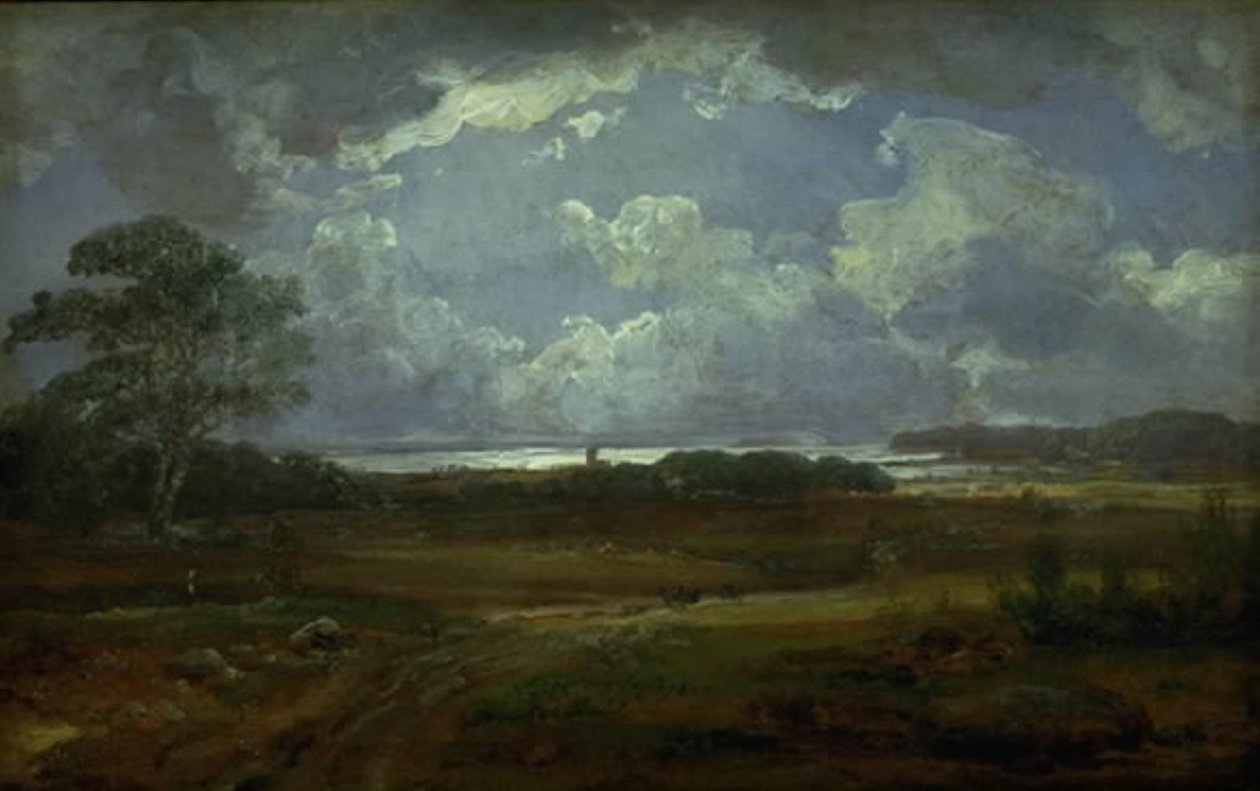 Widok na Jungshoved autorstwa Johan Christian Dahl