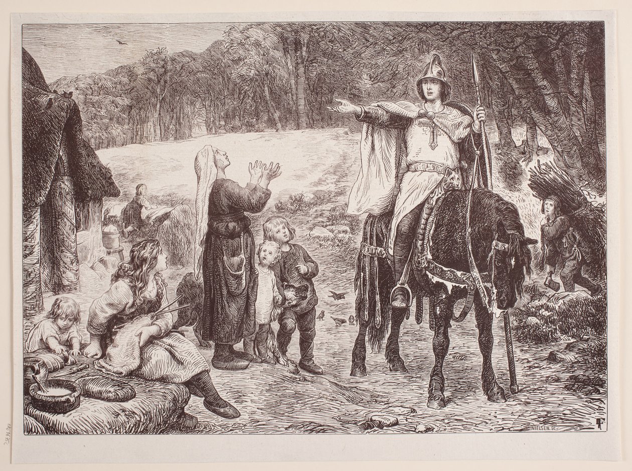 Rycerz Kulsvierhytten autorstwa J.C. Nielsen