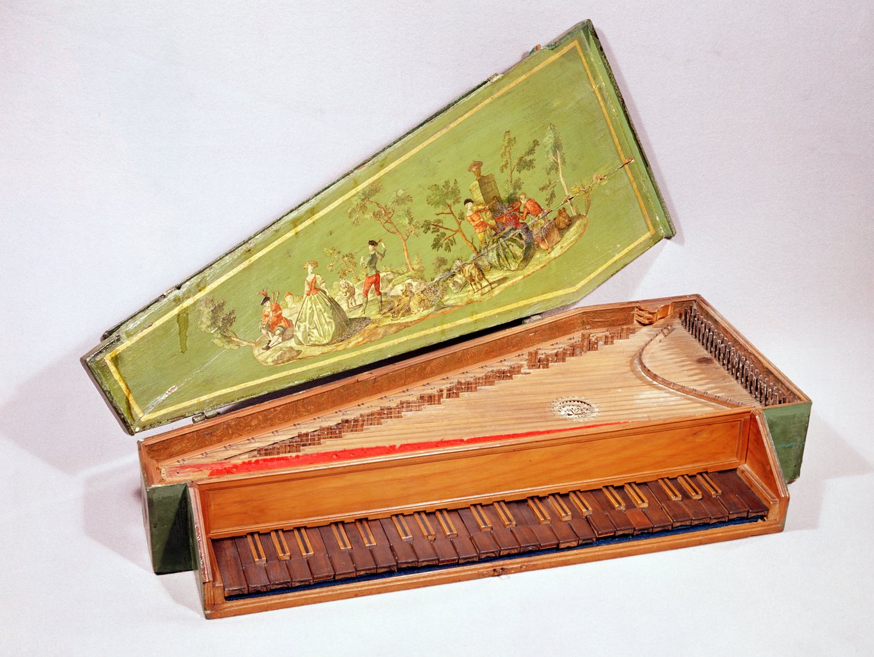 Spinet, 1746 (media mieszane) autorstwa J.D. Birger