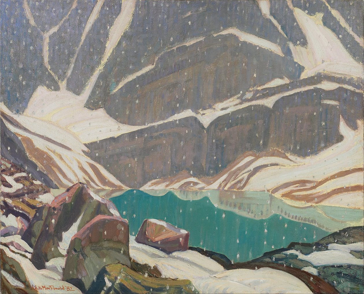 Samotność górska (Jezioro Oesa) autorstwa J.E.H. MacDonald