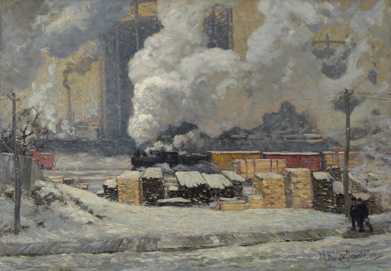 Trasy i ruch autorstwa J.E.H. MacDonald