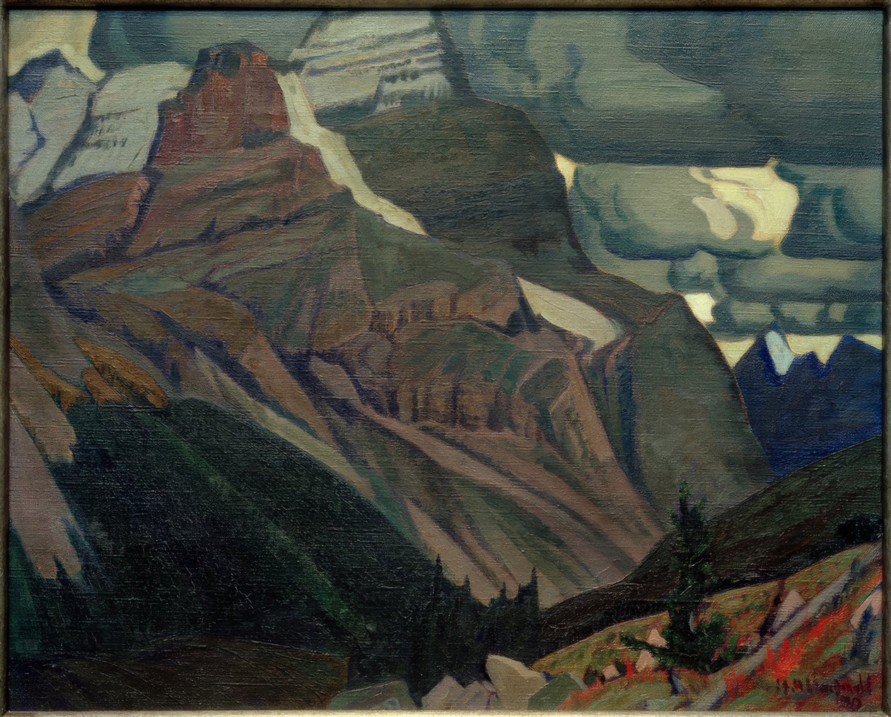 Ciemna jesień, Góry Skaliste autorstwa J.E.H. MacDonald