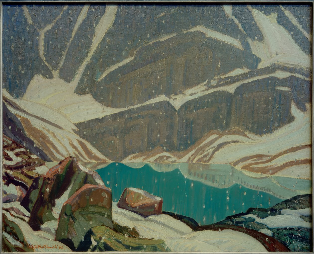 Samotność górska (Jezioro Oesa) autorstwa J.E.H. MacDonald