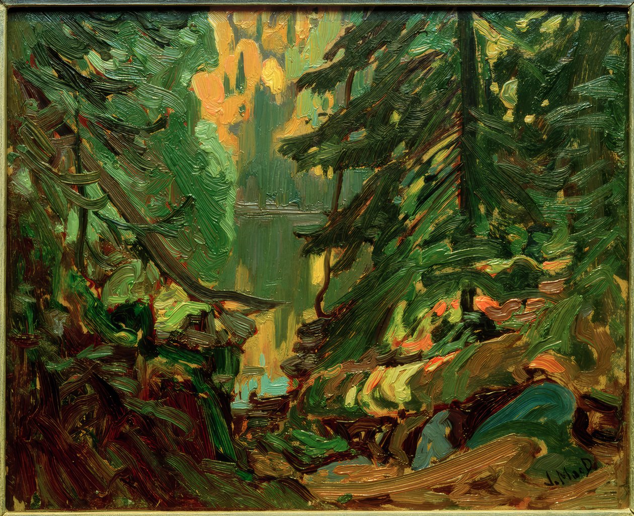 W pobliżu jeziora Montreal, Algoma autorstwa J.E.H. MacDonald
