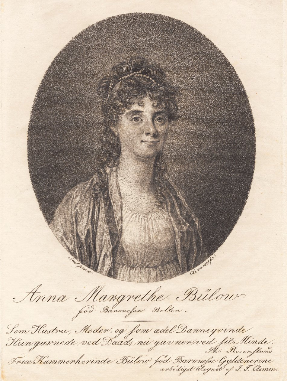 Anna Małgorzata Bülow autorstwa J.F. Clemens