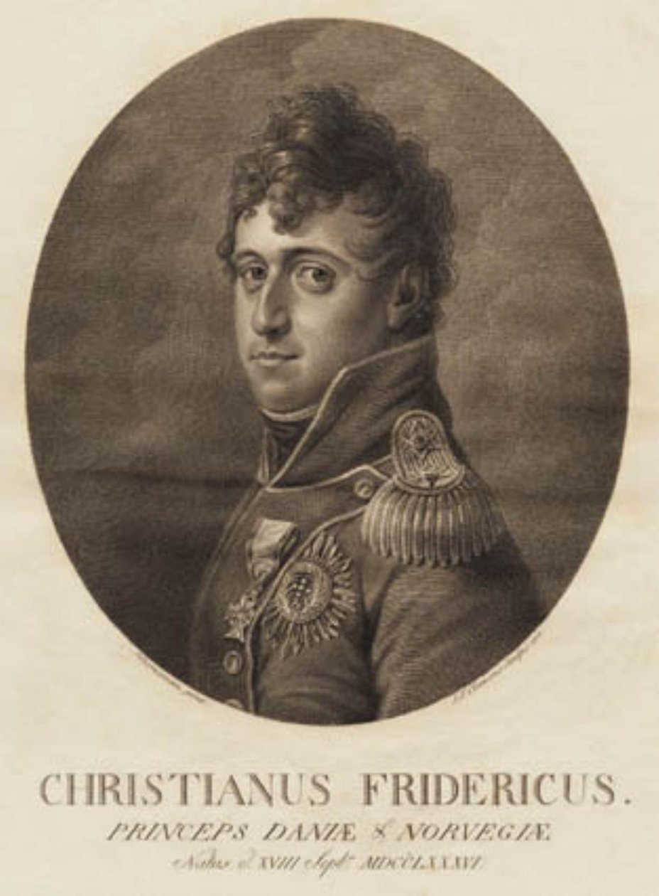 Christian Frederik autorstwa J.F. Clemens