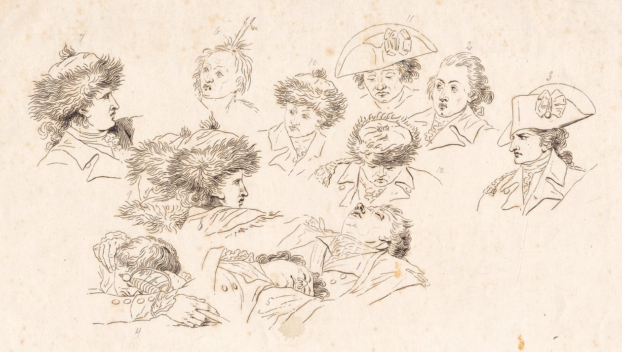 Arkusz wyjaśniający do „Śmierci generała Montgomery” autorstwa J.F. Clemens