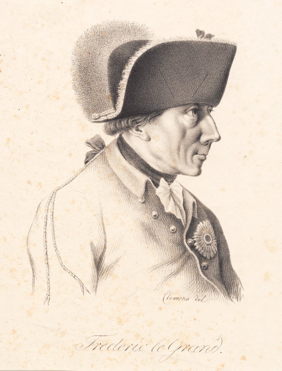 Fryderyk Wielki autorstwa J.F. Clemens