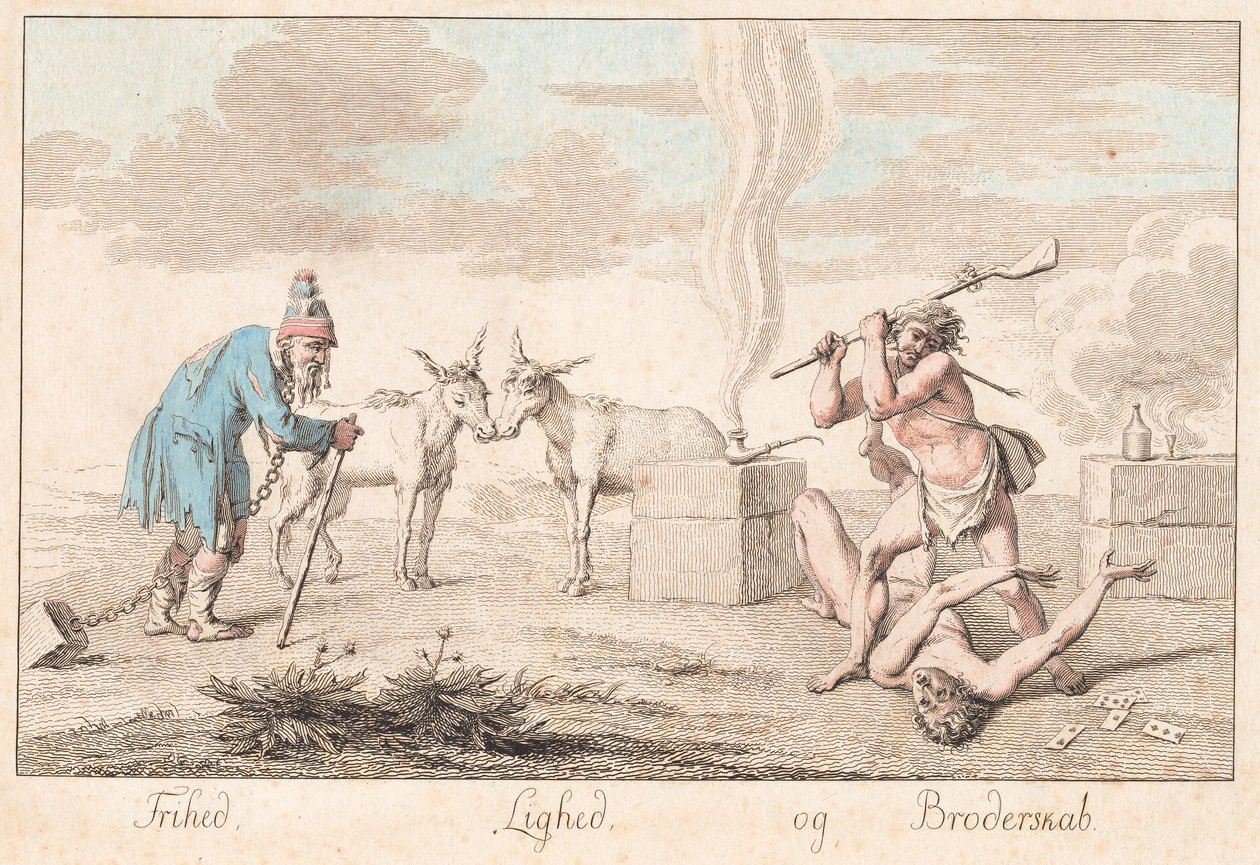 Wolność, równość i braterstwo autorstwa J.F. Clemens