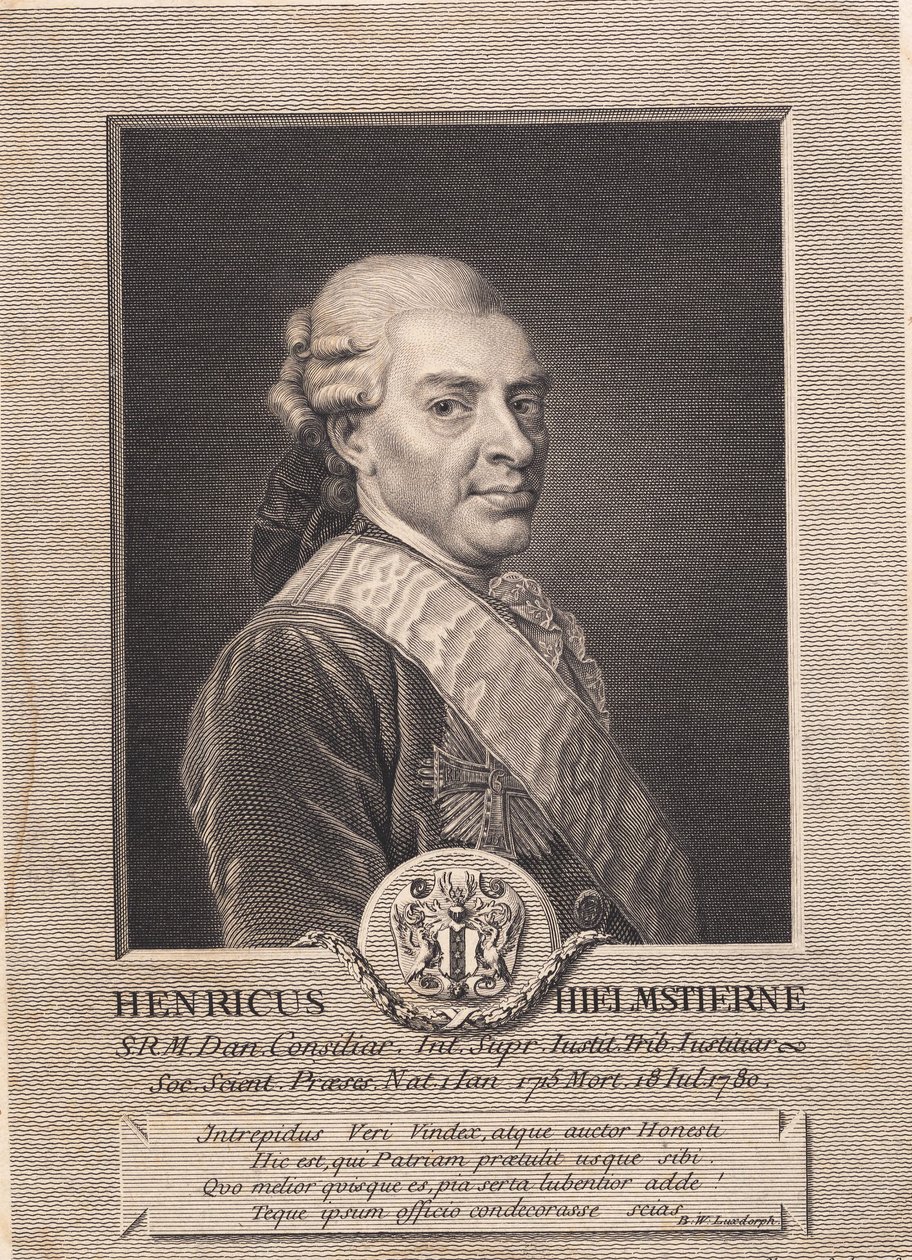 Henrik Hielmstierne autorstwa J.F. Clemens