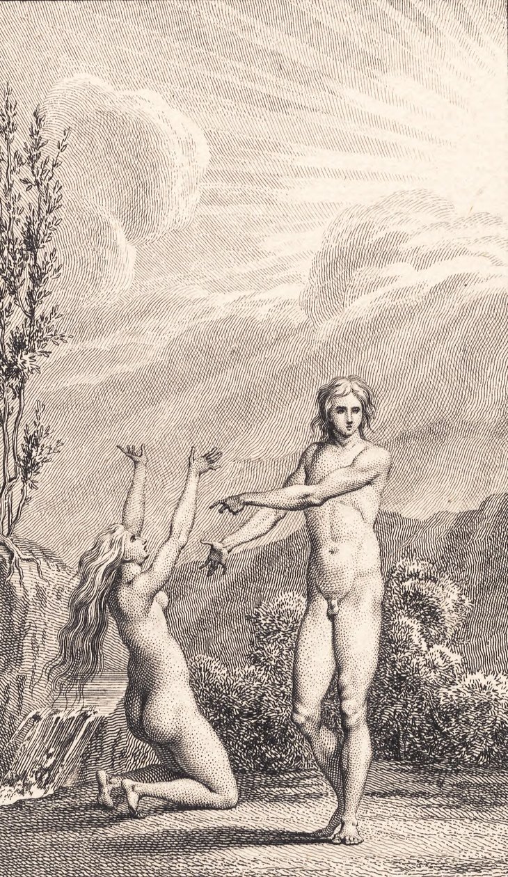 Ilustracja do "Adama i Ewy" Ewalda. II autorstwa J.F. Clemens