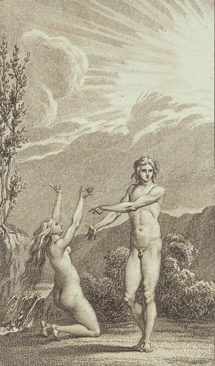 Ilustracja do "Adama i Ewy" Ewalda. II autorstwa J.F. Clemens